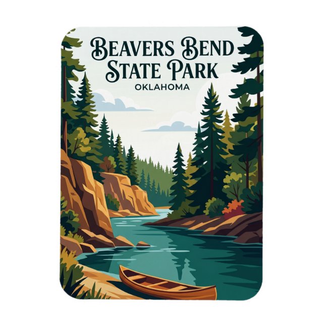 Magnet Flexible Parc d'État de Beavers Bend USA (Vertical)