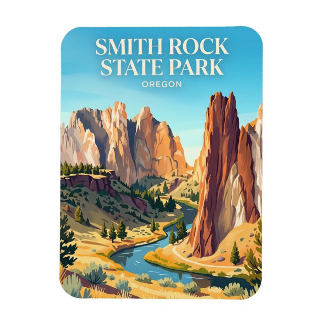 Magnet Flexible Parc d'État de Smith Rock USA (Vertical)