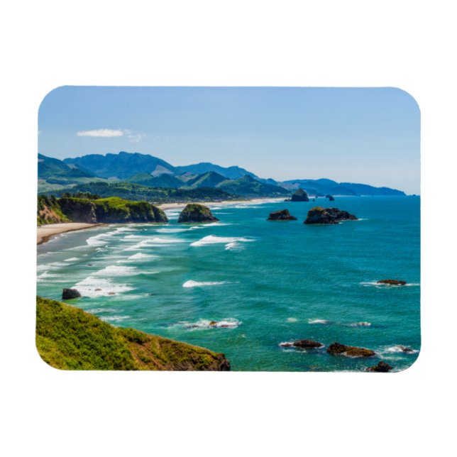 Magnet Flexible Parc d'État d'Ecola, Oregon. Panorama du Croissant (Horizontal)