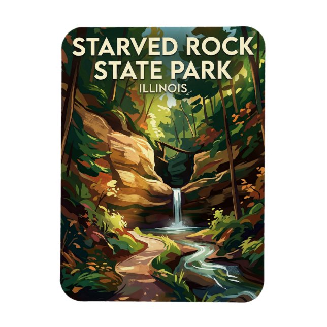 Magnet Flexible Parc d'État Starved Rock USA (Vertical)
