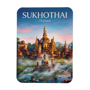 Magnet Flexible Parc historique de Sukhothaï Thaïlande