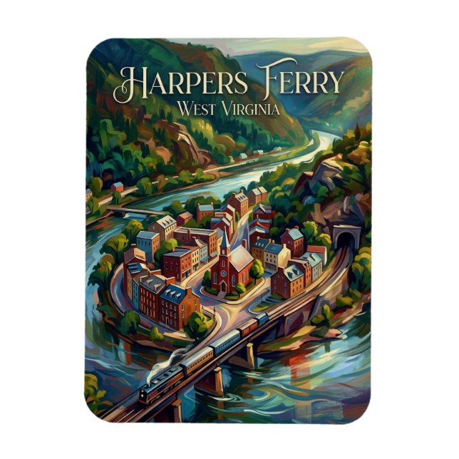 Magnet Flexible Parc historique national de Harpers Ferry (Vertical)