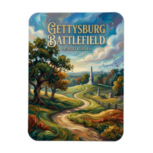 Magnet Flexible Parc militaire national de Gettysburg Pennsylvanie