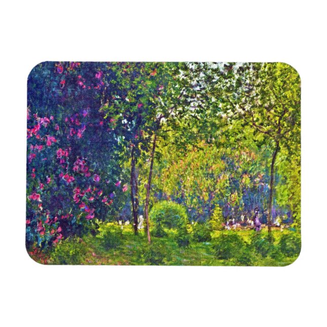 Magnet Flexible Parc Monceau Claude Monet (Horizontal)