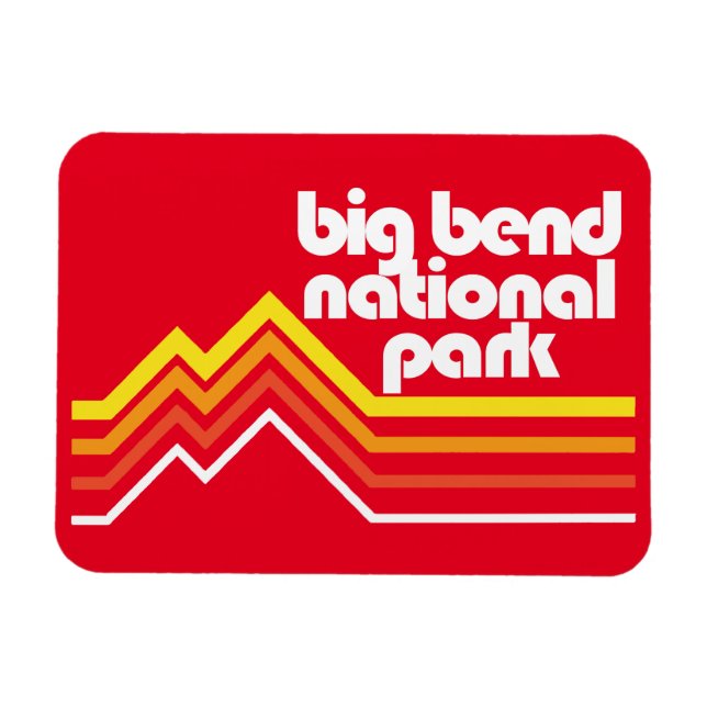 Magnet Flexible Parc national Big Bend (Horizontal)