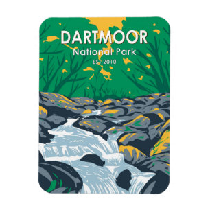 Magnet Flexible Parc national Dartmoor Becky Falls Angleterre