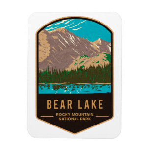 Magnet Flexible Parc national de Bear Lake Rocky Mountain