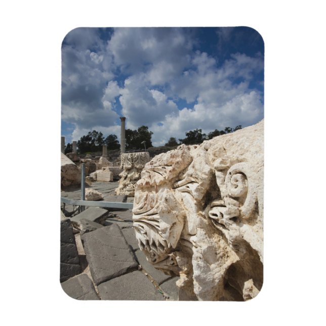 Magnet Flexible Parc national de Beit She-An, ruines de l'époque r (Vertical)