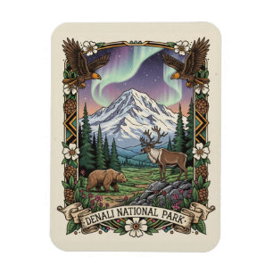 Magnet Flexible Parc national de Denali Alaska