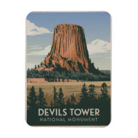Parc national de Devils Tower Vintage