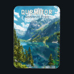 Magnet Flexible Parc national de Durmitor Monténégro Art de voyage<br><div class="desc">Conception de l'illustration vectorielle Durmitor. Durmitor est un massif situé dans le nord-ouest du Monténégro. Il fait partie des Alpes Dinariques.</div>