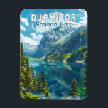 Magnet Flexible Parc national de Durmitor Monténégro Art de voyage<br><div class="desc">Conception de l'illustration vectorielle Durmitor. Durmitor est un massif situé dans le nord-ouest du Monténégro. Il fait partie des Alpes Dinariques.</div>