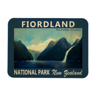 Magnet Flexible Parc national de Fiordland Nouvelle-Zélande Aquare