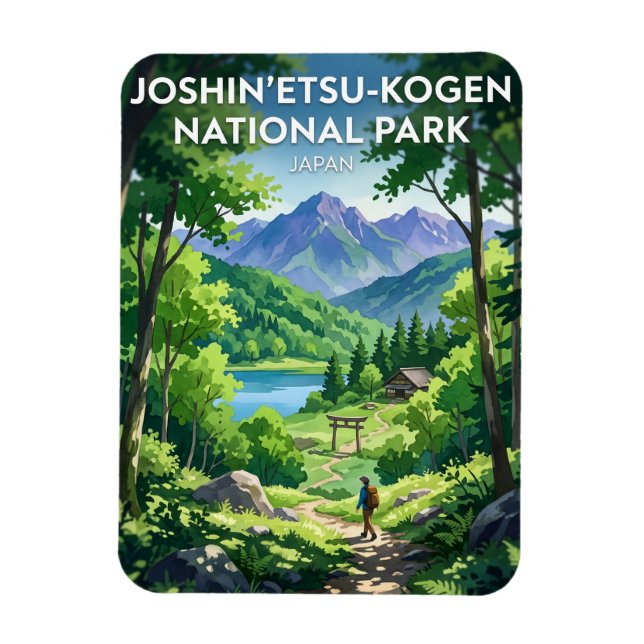 Magnet Flexible Parc national de Joshin'etsukogen Japon (Vertical)