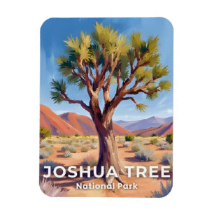 Magnet Flexible Parc national de Joshua Tree Californie Voyage Art