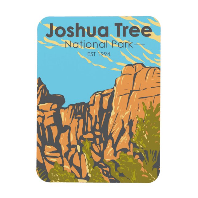 Magnet Flexible Parc national de Joshua Tree Le Grand Burrito (Vertical)