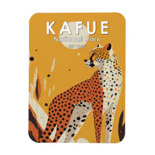 Magnet Flexible Parc national de Kafue Zambie Vintage