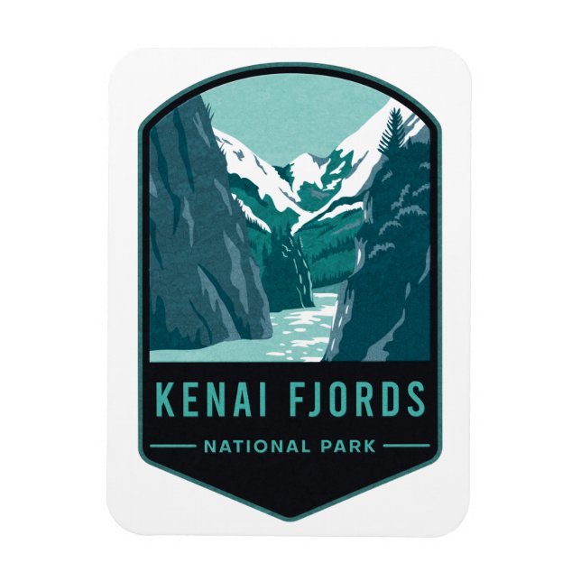Magnet Flexible Parc national de Kenai Fjords (Vertical)