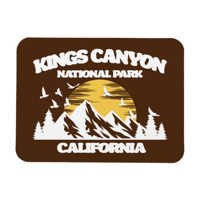 Magnet Flexible Parc national de Kings Canyon (Horizontal)