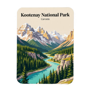 Magnet Flexible Parc national de Kootenay Canada