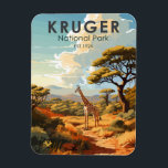 Magnet Flexible Parc national de Kruger Afrique du Sud Giraffe Vin<br><div class="desc">Conception d'oeuvres vectorielles Kruger. Le parc national Kruger,  situé dans le nord-est de l'Afrique du Sud,  est l'une des plus grandes réserves de gibier d'Afrique. Sa forte densité d'animaux sauvages comprend les Big 5 : lions,  léopards,  rhinocéros,  éléphants et buffles.</div>
