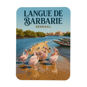 Magnet Flexible Parc national de la Langue de Barbarie Sénégal