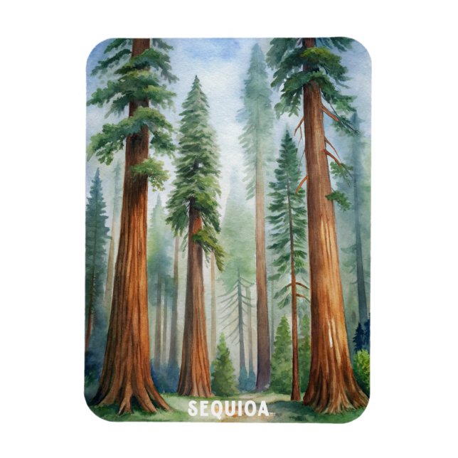 Magnet Flexible Parc national de la Sequoia (Vertical)