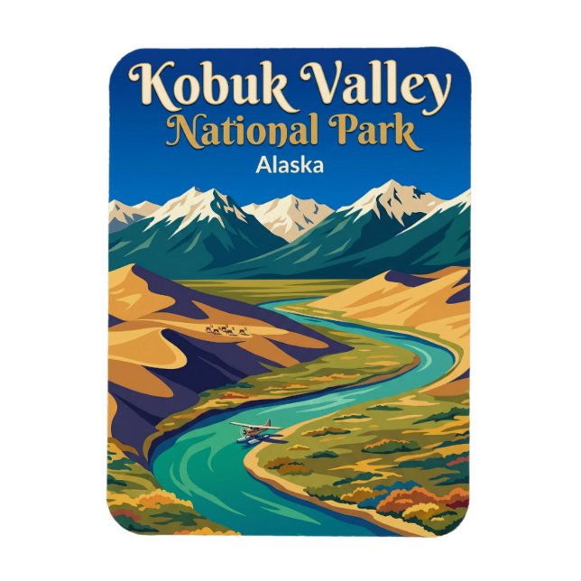 Magnet Flexible Parc national de la vallée de Kobuk États-Unis (Vertical)