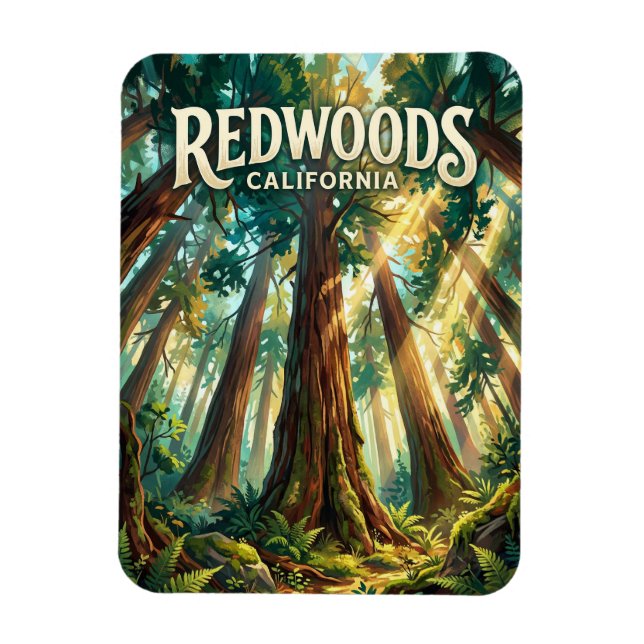 Magnet Flexible Parc national de Redwood États-Unis (Vertical)