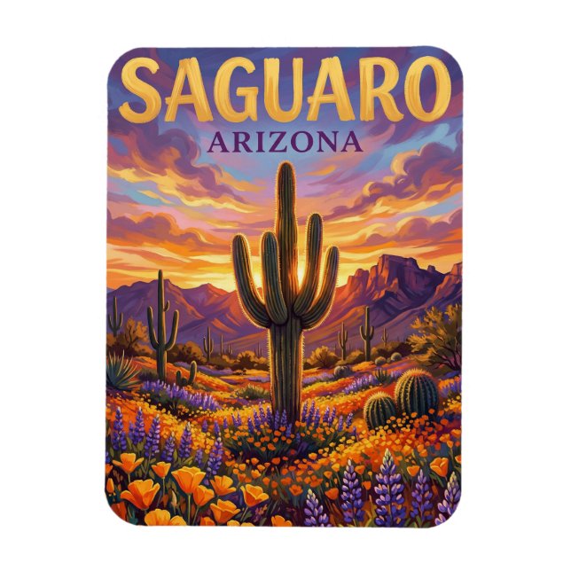 Magnet Flexible Parc national de Saguaro États-Unis (Vertical)