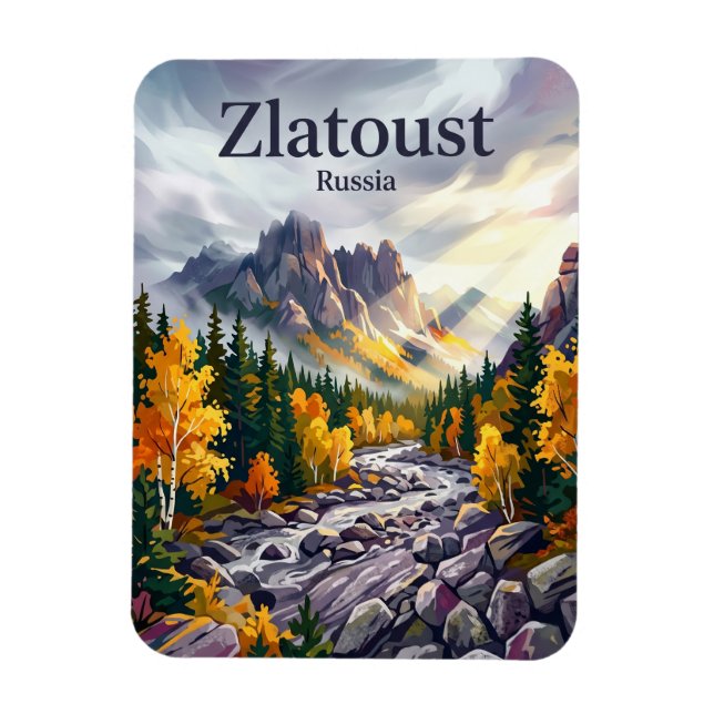 Magnet Flexible Parc national de Taganay Russie (Vertical)