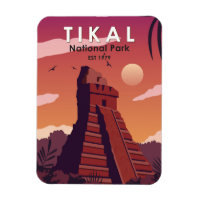 Parc national de Tikal Guatemala Vintage