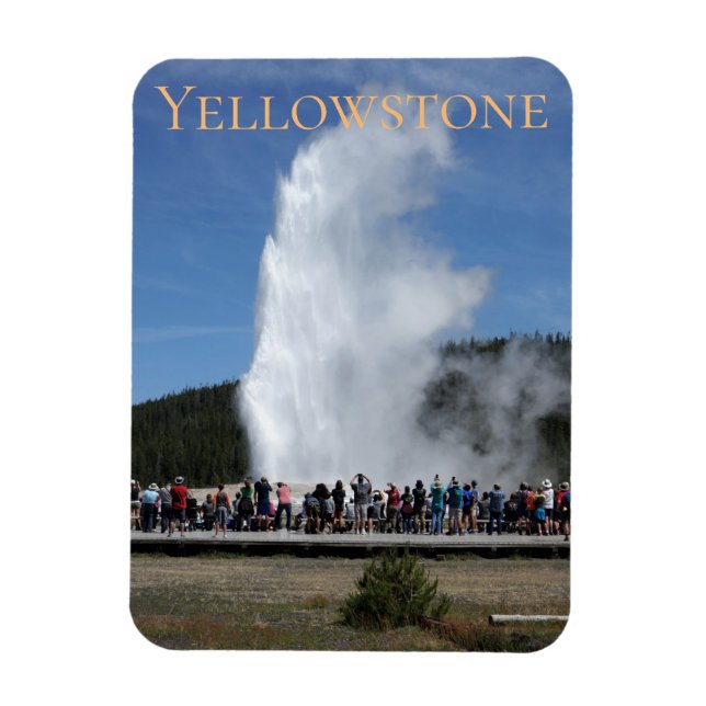 Magnet Flexible Parc national de Yellowstone, ancienne foi Wyoming (Vertical)