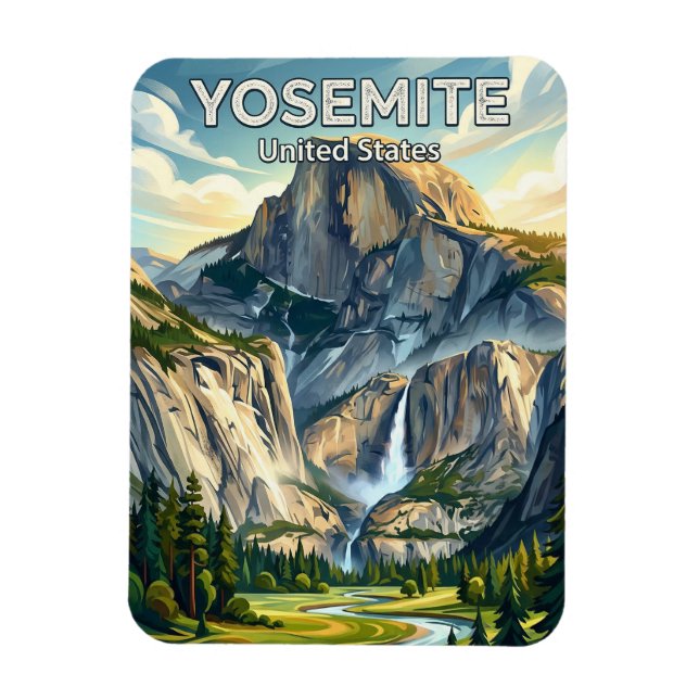 Magnet Flexible Parc national de Yosemite Californie (Vertical)