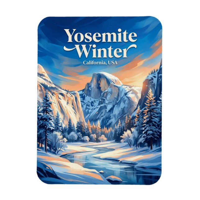 Magnet Flexible Parc national de Yosemite États-Unis (Vertical)