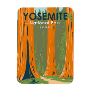 Magnet Flexible Parc national de Yosemite Mariposa Grove Californi