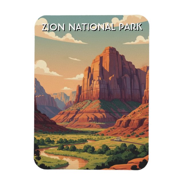 Magnet Flexible Parc national de Zion Utah (Vertical)