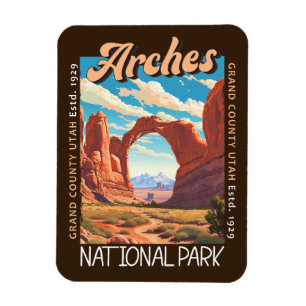 Magnet Flexible Parc national des Arches Utah en état de détresse