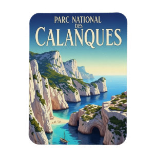 Magnet Flexible Parc National des Calanques France Voyage
