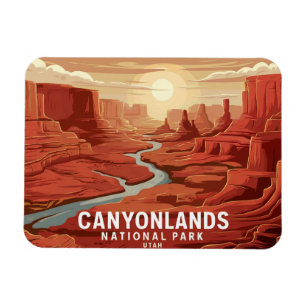 Magnet Flexible Parc national des Cantons coucher du soleil