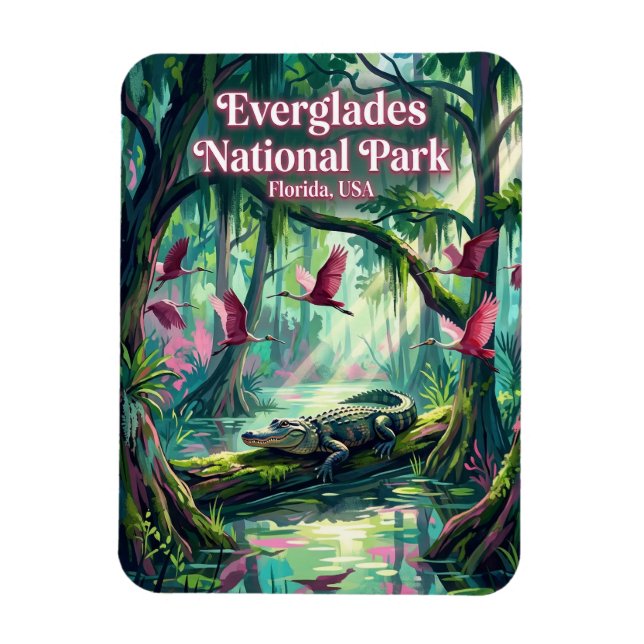 Magnet Flexible Parc national des Everglades États-Unis (Vertical)