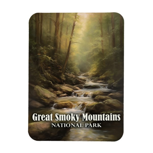 Magnet Flexible Parc national des Great Smoky Mountains (Vertical)
