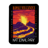 Parc national des volcans d'Hawaii Vintage perturb