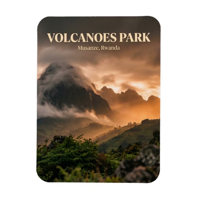 Magnet Flexible Parc national des Volcans, Musanze (Vertical)