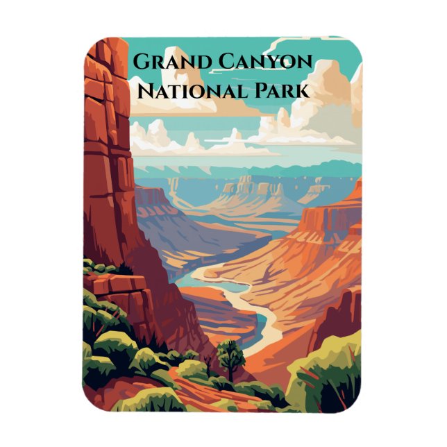 Magnet Flexible Parc national du Grand Canyon Travel Souvenir Magn (Vertical)