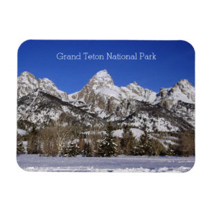 Magnet Flexible Parc national du Grand Teton Flexibilité hivernal
