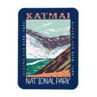 Parc national du Katmai Alaska Vintage désorganisé