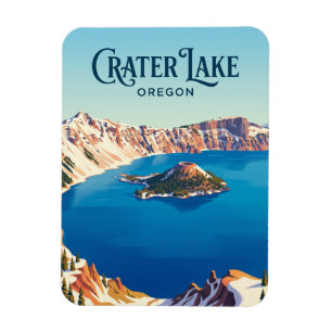 Magnet Flexible Parc national du lac Crater USA