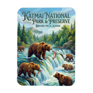 Magnet Flexible Parc national et réserve de Katmai États-Unis