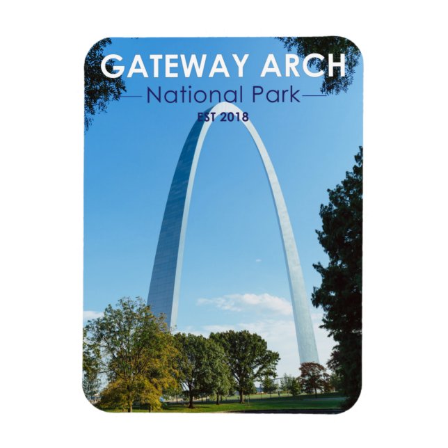 Magnet Flexible Parc national Gateway Arch Missouri (Vertical)